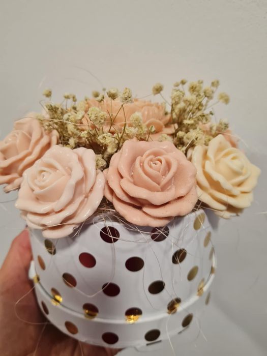 Букет от ароматни сапунени цветя