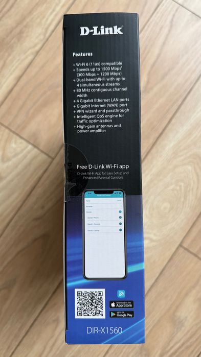 Router Wireless AX1500 Wi-Fi 6 - NOU, Sigilat - DIR-X1560