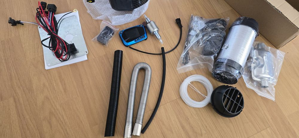 Sirocou tip webasto 8kw 12v diesel încălzire auxiliara auto duba garaj