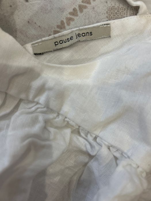 Летен бял потник Pause Jeans Xs/s размер