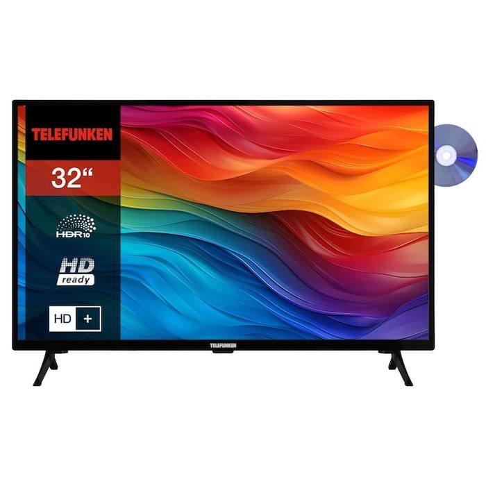Televizor Smart Telefunken 32 inch, HD, HDR, Tuner triplu, 80cm, NOU