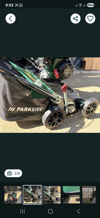 Scarificator de gazon Parkside LB8 PBV 4200 A1