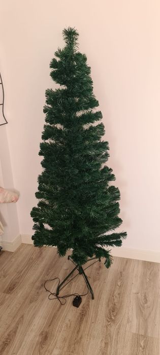 Brad artificial cu fibra optica 170 cm