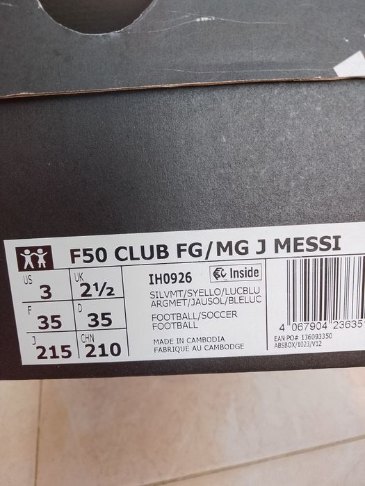 Бутонки Adidas Messi 35 номер