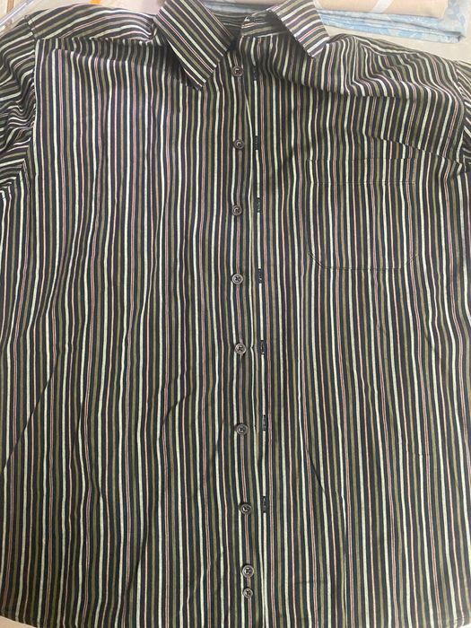 Мъжка Риза с дълъг ръкав на Loenzo Calvino размер L.