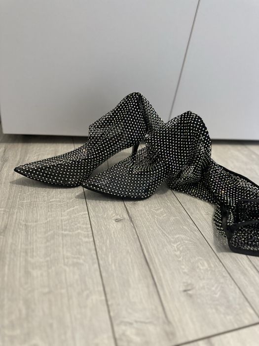 Cizme stiletto cu pietre