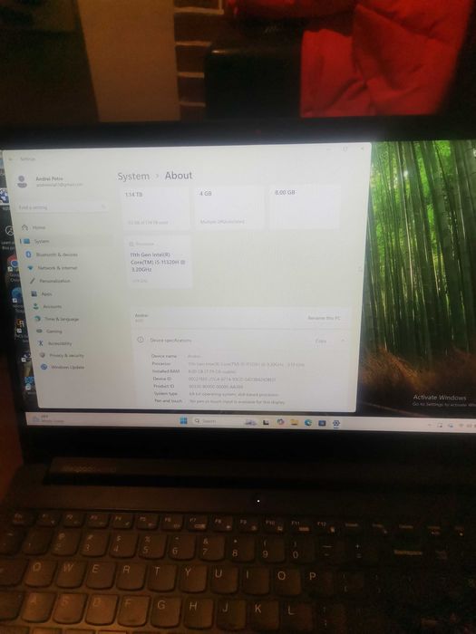 Leptop lenovo idea pad gaming