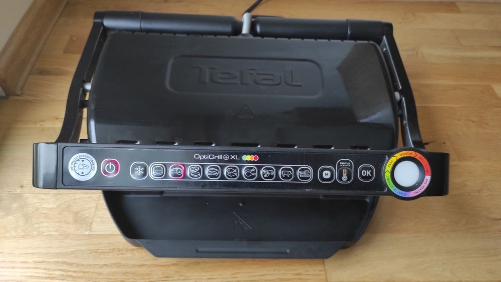 Tefal OptiGrill+ XL, като чисто нова, използвана 2-3 пъти, с гаранция