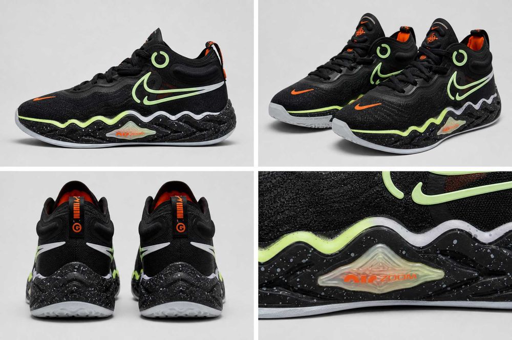 Мъжки маратонки Nike Air Zoom G.T. Run — Black / Rainbow, баскетболен performance модел