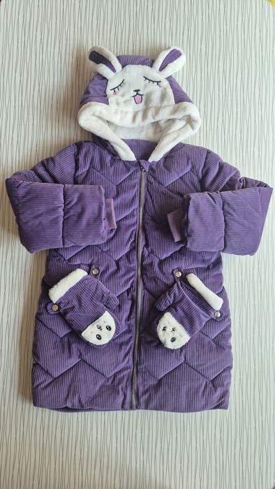 Куртки зима и осень на девочку 6-9 лет и шапки Lassie