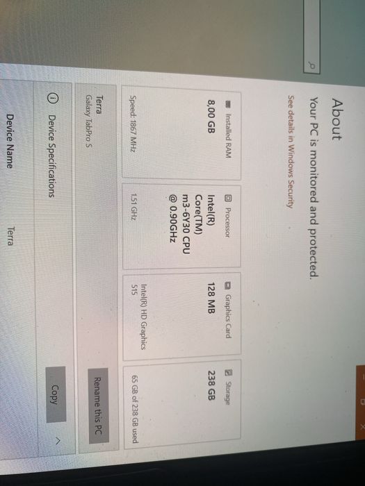 Таблет Galaxy TabPro S 12" 8GB Ram/ 256GB HDD