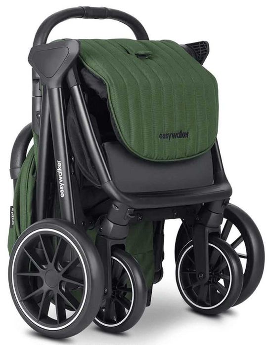 Детска количка модел: Easywalker Jackey 2 XL (цвят Deep Green) с Доживотна Гаранция + пълен набор от аксесоари за всички сезони - цена 250 евро
