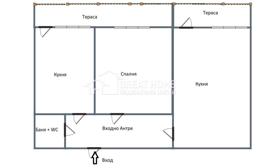 Продава се Тристаен апартамент в Търговище, Център - 70 кв.м за 1093 €/кв.м - Снимка #6