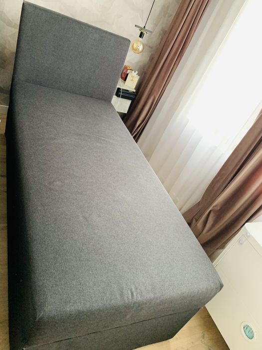 Pat continental 90x200 cm cu spatiu de depozitare