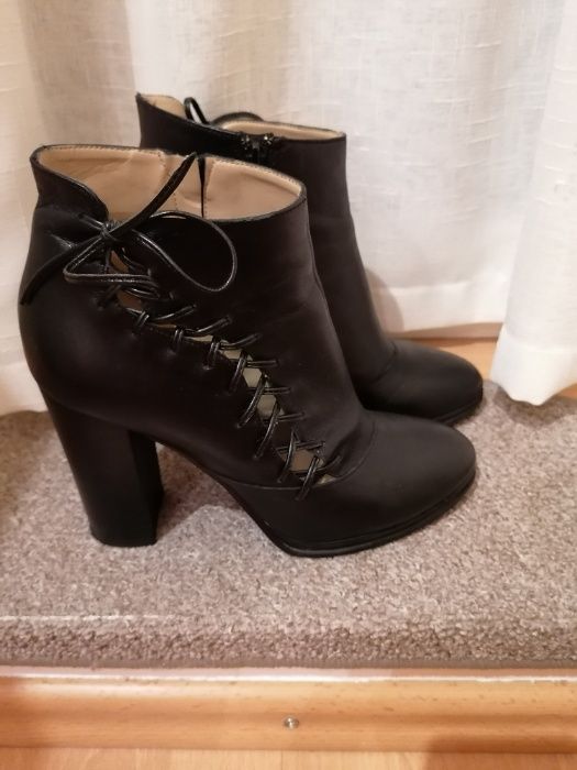 Botine piele mas 40