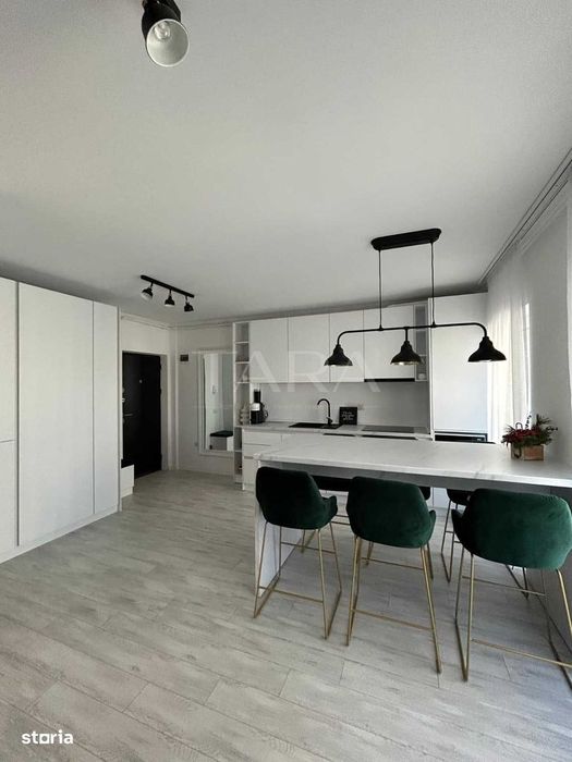 Apartament complet utilat, cu balcon de 10 mp și parcare cu CF — fotografia 1