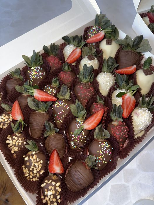 клубника в шоколаде