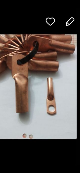 Наконечники медный и алюменлик  для кабеля