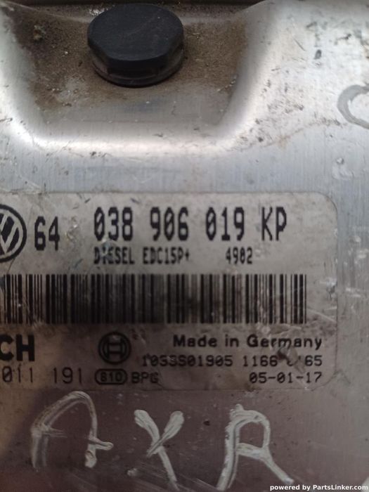 Calculator Ecu Skoda Octavia (1U2) [ 1996 - 2010 ] Tdi (Axr) 74Kw|100Hp Bosch 0281011191 Oem 038906019Kp