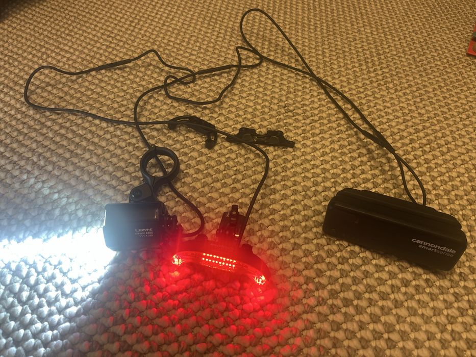 Lumini Cannondale SmartSense + Lezyne