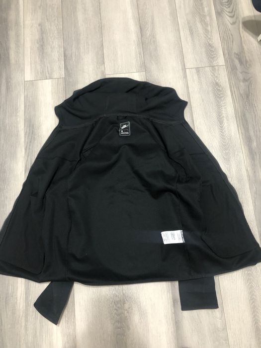 зип худи nike tech черный