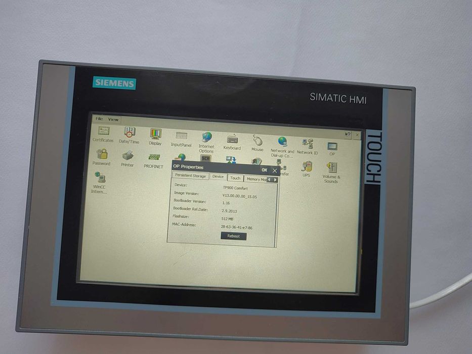 HMI Siemens Simatic TP900 Comfort