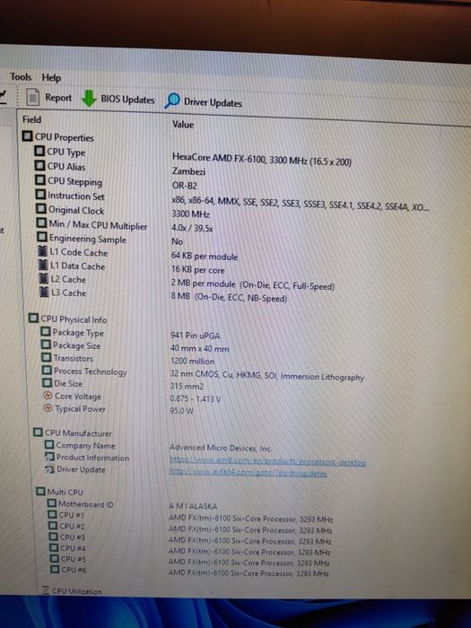 Kit PC AM3+: Asrock 970 Pro 3 + AMD FX 6100 + cooler