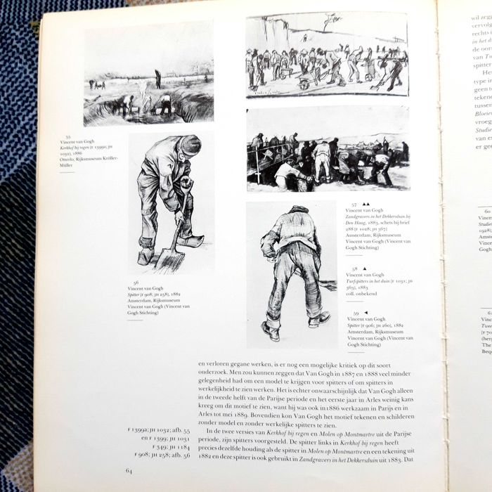 Книга - албум на Ван Гог, нидерландско издание, 1987г.