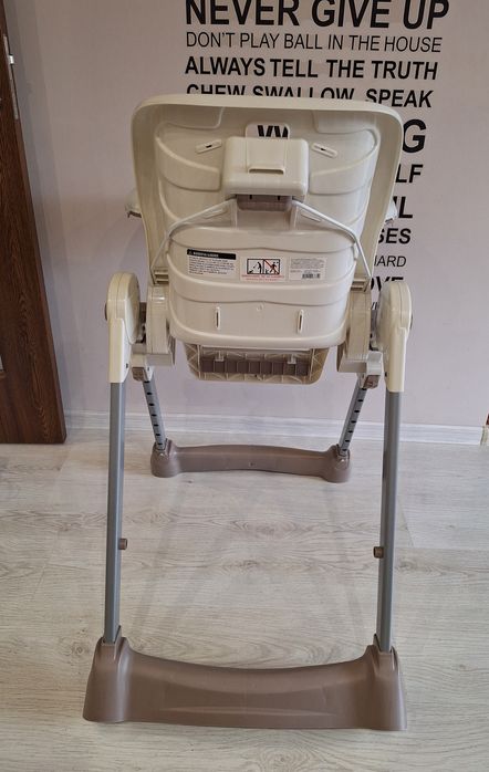 Детски стол за хранене Cangaroo PARTY MIX, Бежов, 6+