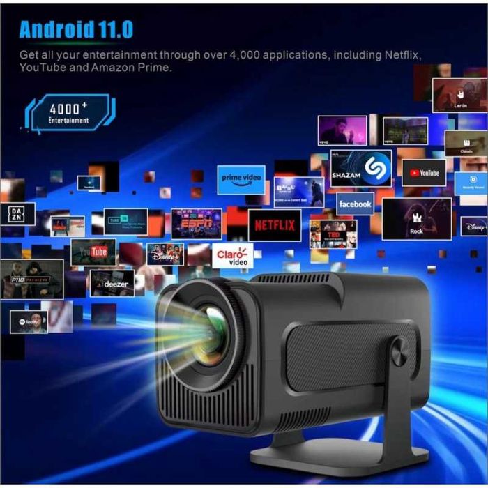 LED Видео проектор MAGCUBIC HY320 мини Android 11 390ANSI 1080P кино