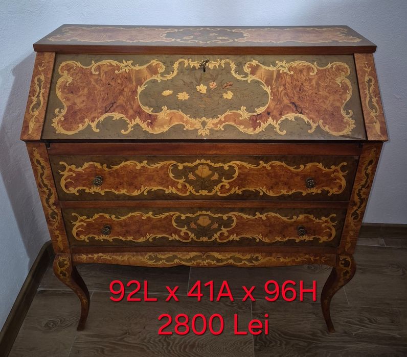Consola / Comoda / Servanta / Bar Vintage din lemn masiv