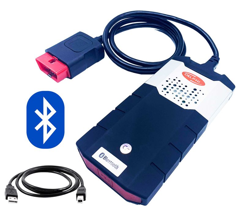 Pachet Tester Auto Multimarca Diagnoza Delphi DS150E Cabluri Auto/Cam