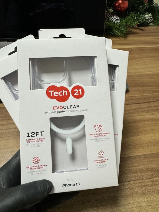 Husa iPhone 15 with Magsafe / Transparenta  / EvoClear / Noua |