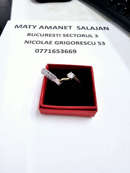 Vand inel dama din aur 14 k 2.73 g cod 339