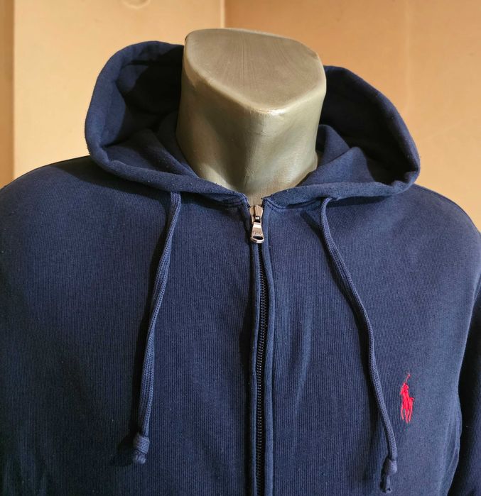 Нов Polo Ralph Lauren Cotton Blend Мъжки Суичър С Качулка Ежедневен Раз.M