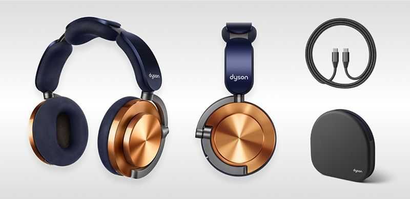 Наушники Dyson OnTrac noise cancelling headphones CNC Copper!