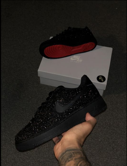 air force 1 custom black