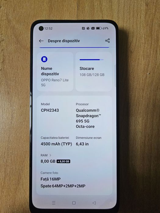 Telefon Oppo Reno 7 Lite