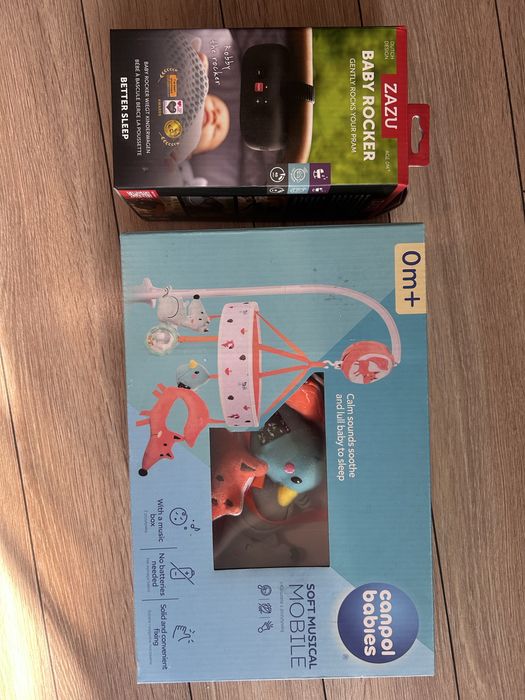 Въртележка за кошара canpol и Baby rocker