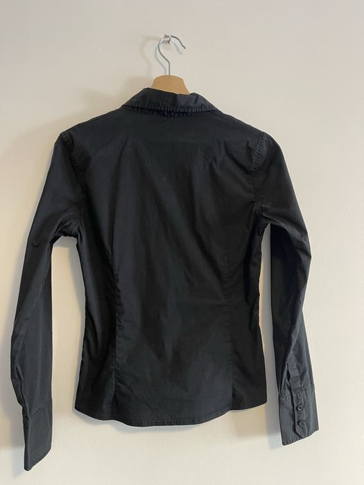 Camasa neagra bumbac cambrata S