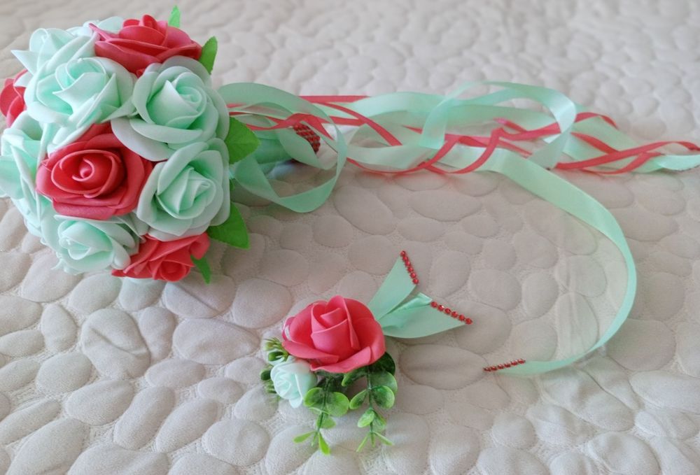 Продам свадебный счастливый букет.