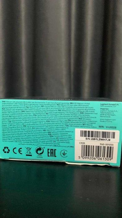 SIGILATA Garantie Altex  Camera web Full HD 1080P Logitech C920 Pro HD