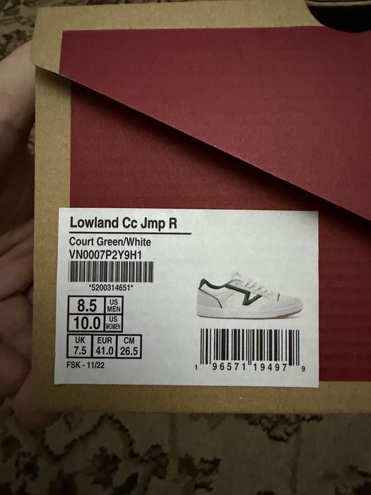 Кроссовки Vans белые