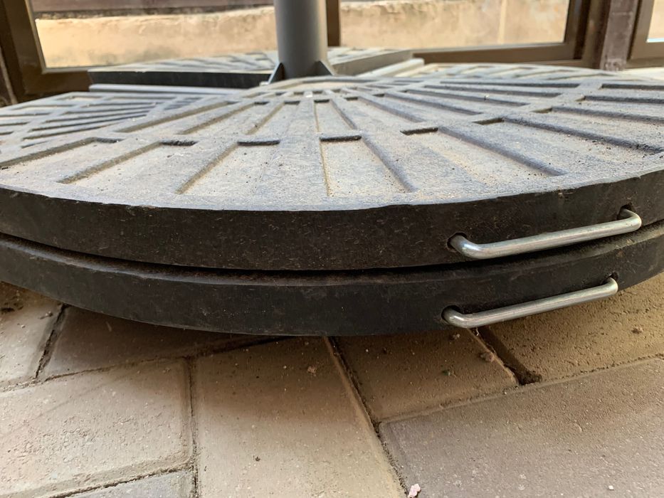 Suport pentru umbrelă de grădină și accesorii de blocare