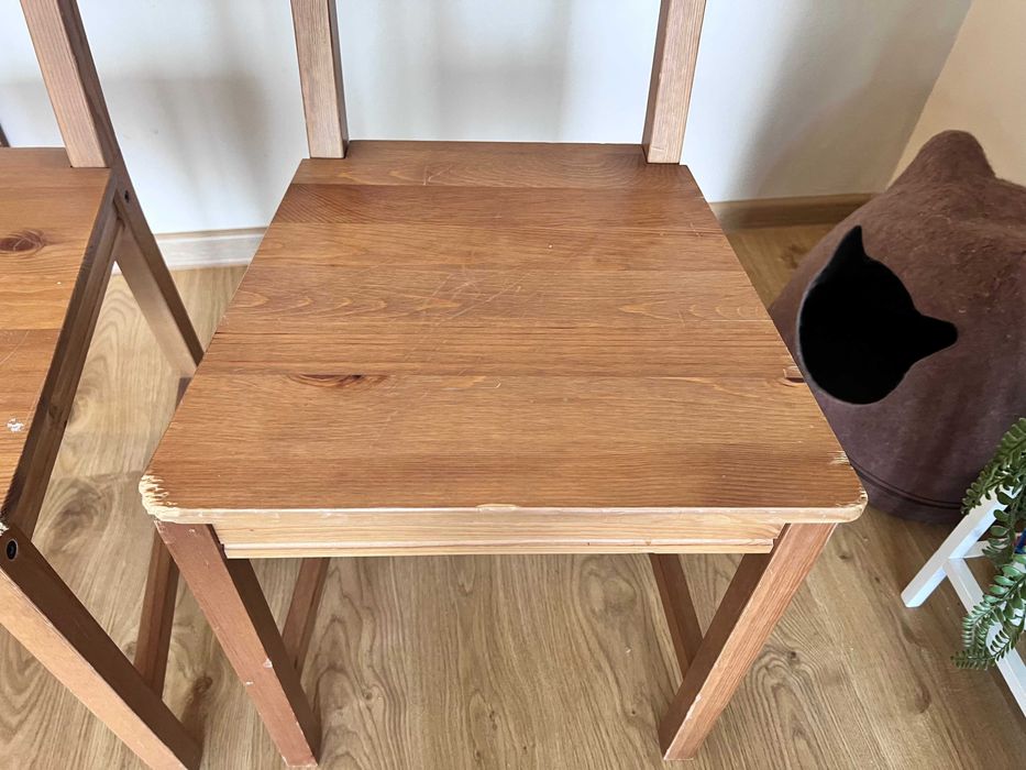 Дървена маса IKEA JOKKMOKK + 4 стола ПОДАРЪК