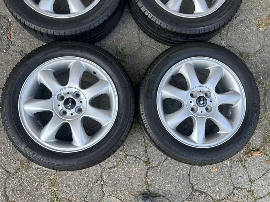 Jante aliaj 4x100mm, anvelope vara 195/55 R16, Mini Cooper One, Cabrio, Clubman, Opel Mazda Kia Hyundai Suzuki Toyota Honda