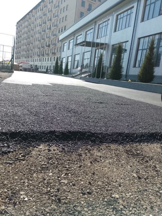 Asfalt yotqizish xizmati sifatli va kelishilgan xolda