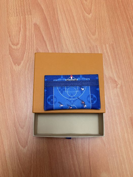 Lv cardholder blue