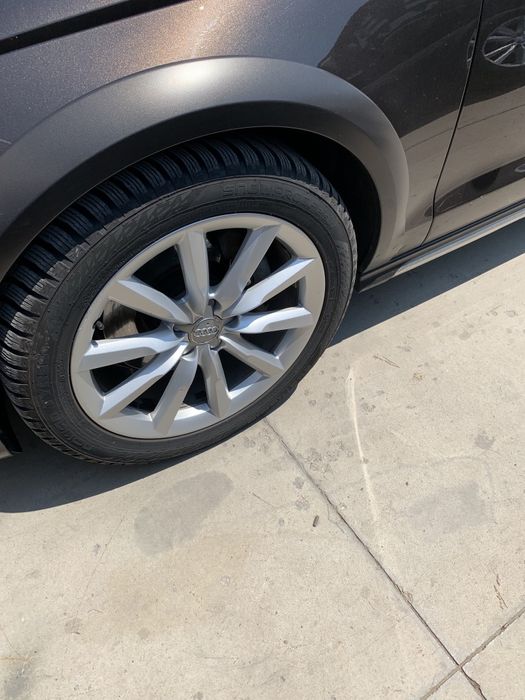 Jante originale Audi cu anvelope ca  noi