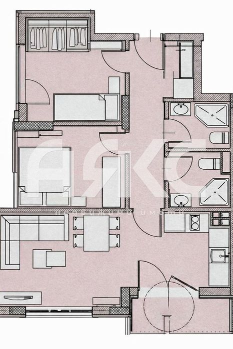 Продава се Тристаен апартамент в София, Надежда 1 - 97 кв.м за 1252 €/кв.м - Снимка #1